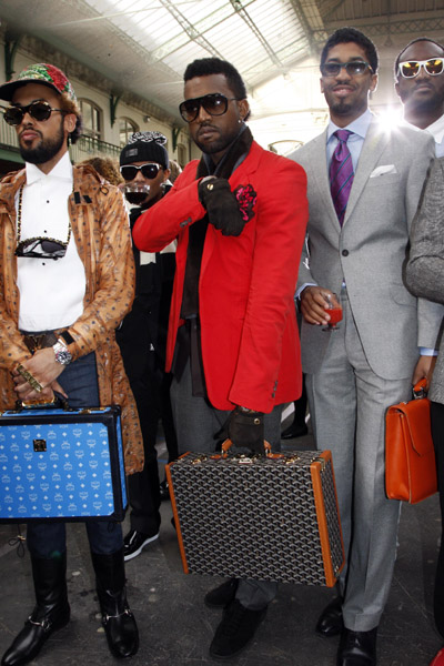 Style Fashion on Kanye West Fashion On High Beam In Paris